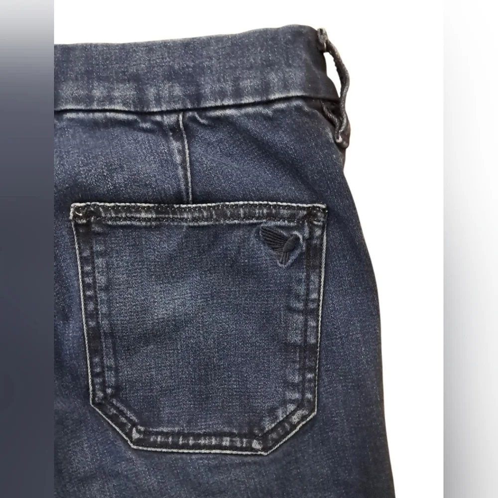 Anthropologie MiH The Skinny Marrakesh Mid Rise Kick Flare Jeans Size 25